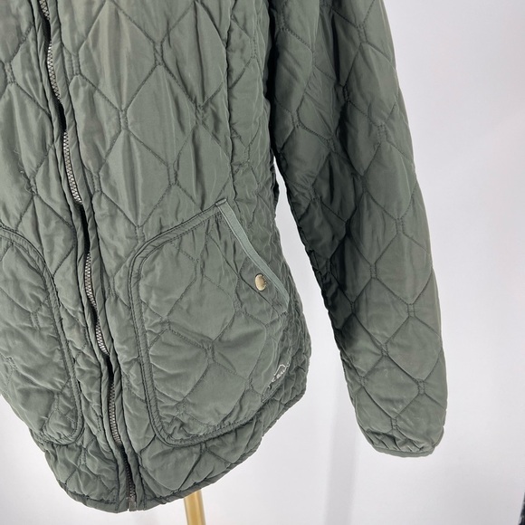 Eddie Bauer Women’s Olive Green Quilted Jacket - Picture 5 of 8